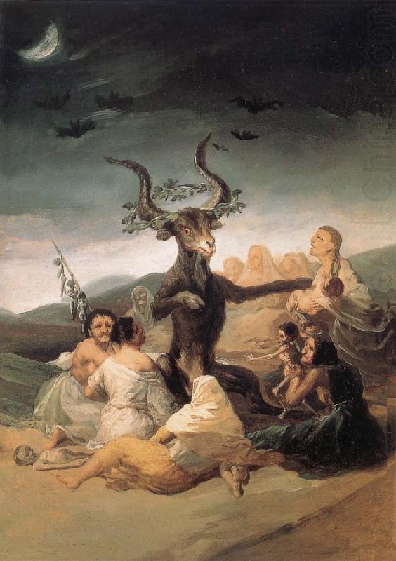Francisco Goya L-Aquelarre china oil painting image